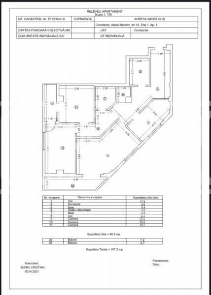 Direct dezvoltator!  Tomis Nord - Sala Polivalenta  - Apartament cu 3 camere 