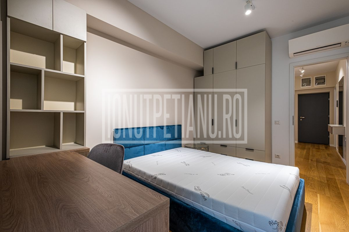 3 room, 2 bedroom luxury apartment with garden in northern Bucharest Aviatiei