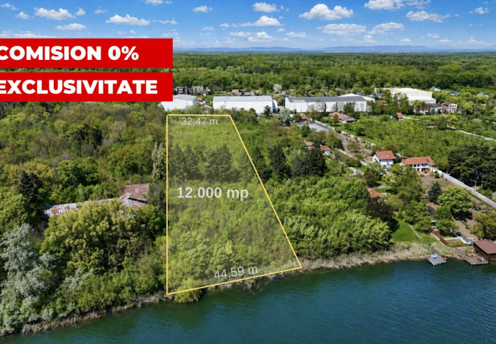 Preț ajustat | Teren 12.000 mp cu deschidere la lac de 44 m | Izvorani